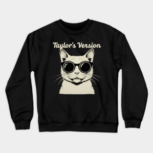 taylors cat version Crewneck Sweatshirt
